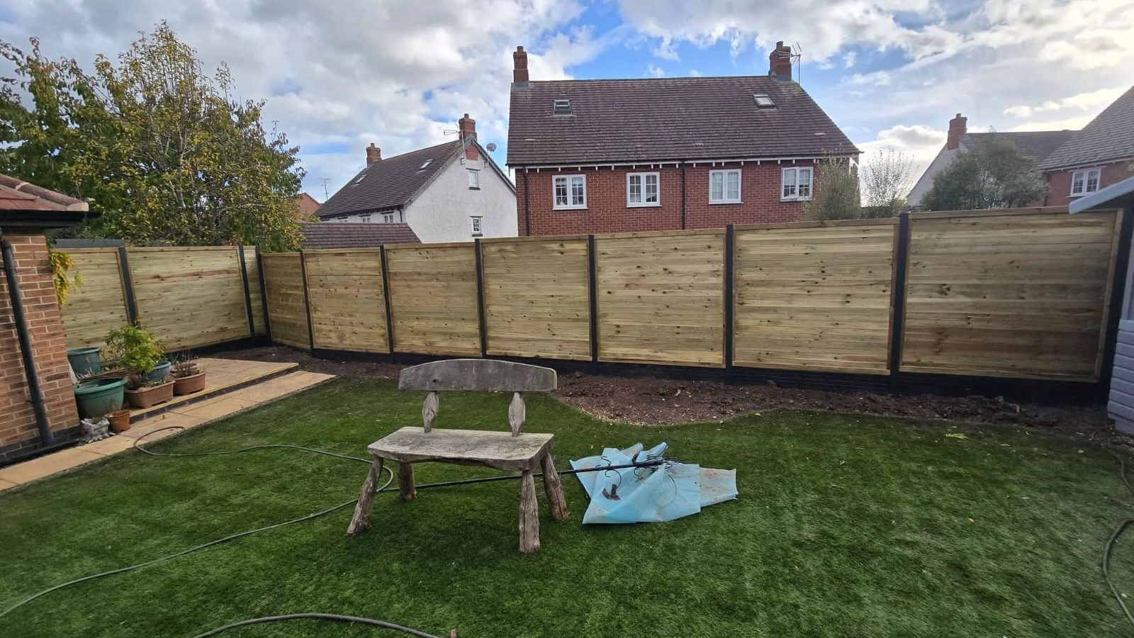 New fencing fitted by Fencing 4U